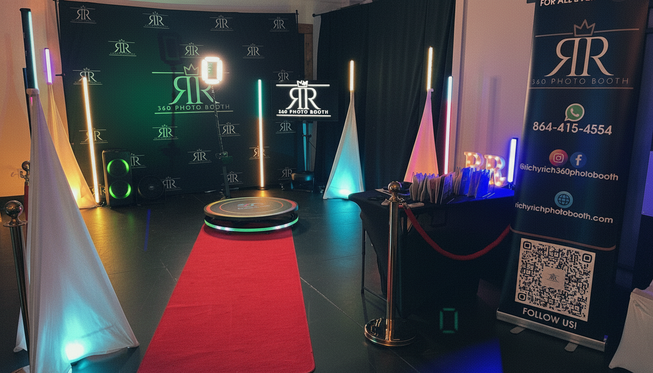 Check R Photo Booth RichyRich 360 Photo Booth - Premium Photobooth Rentals