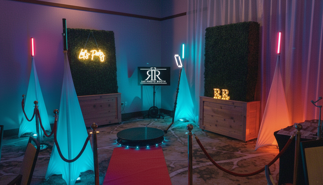 Check R Photo Booth RichyRich 360 Photo Booth - Premium Photobooth Rentals